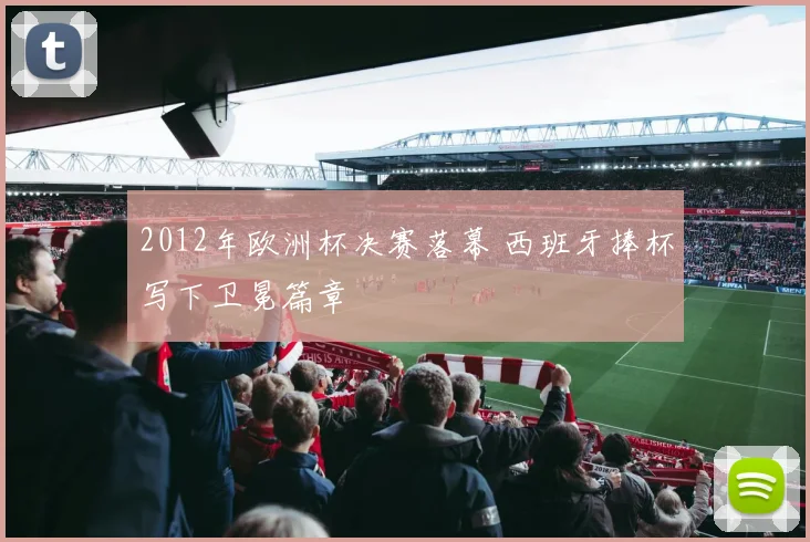 2012年欧洲杯决赛落幕 西班牙捧杯写下卫冕篇章